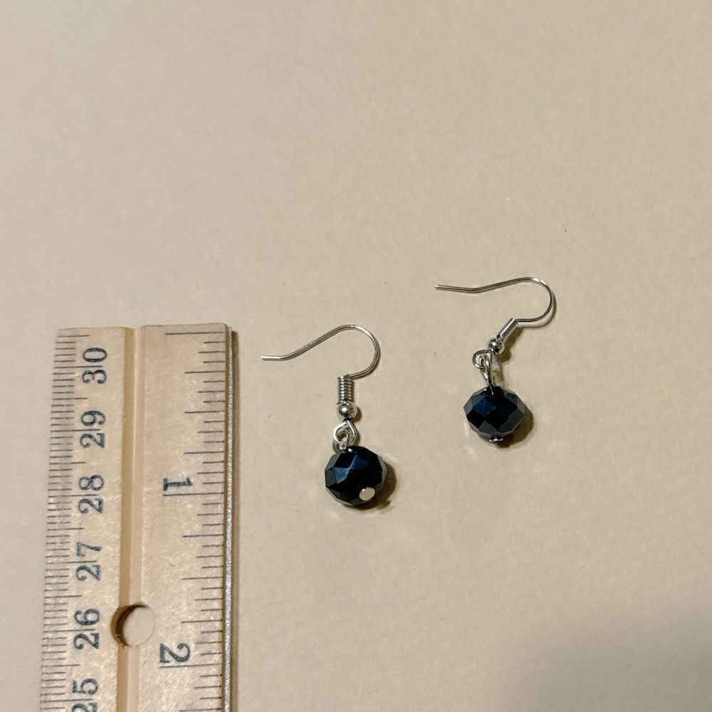 Crystal drop earrings N781 - Picture 5 of 5